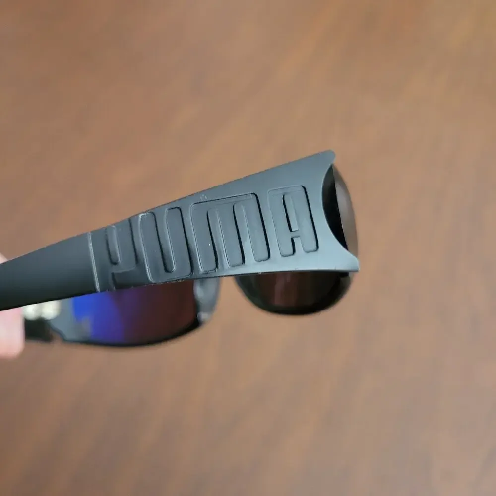 Puma Go+  15014P Black Sunglasses 63x15x120 Wrap  Polarized